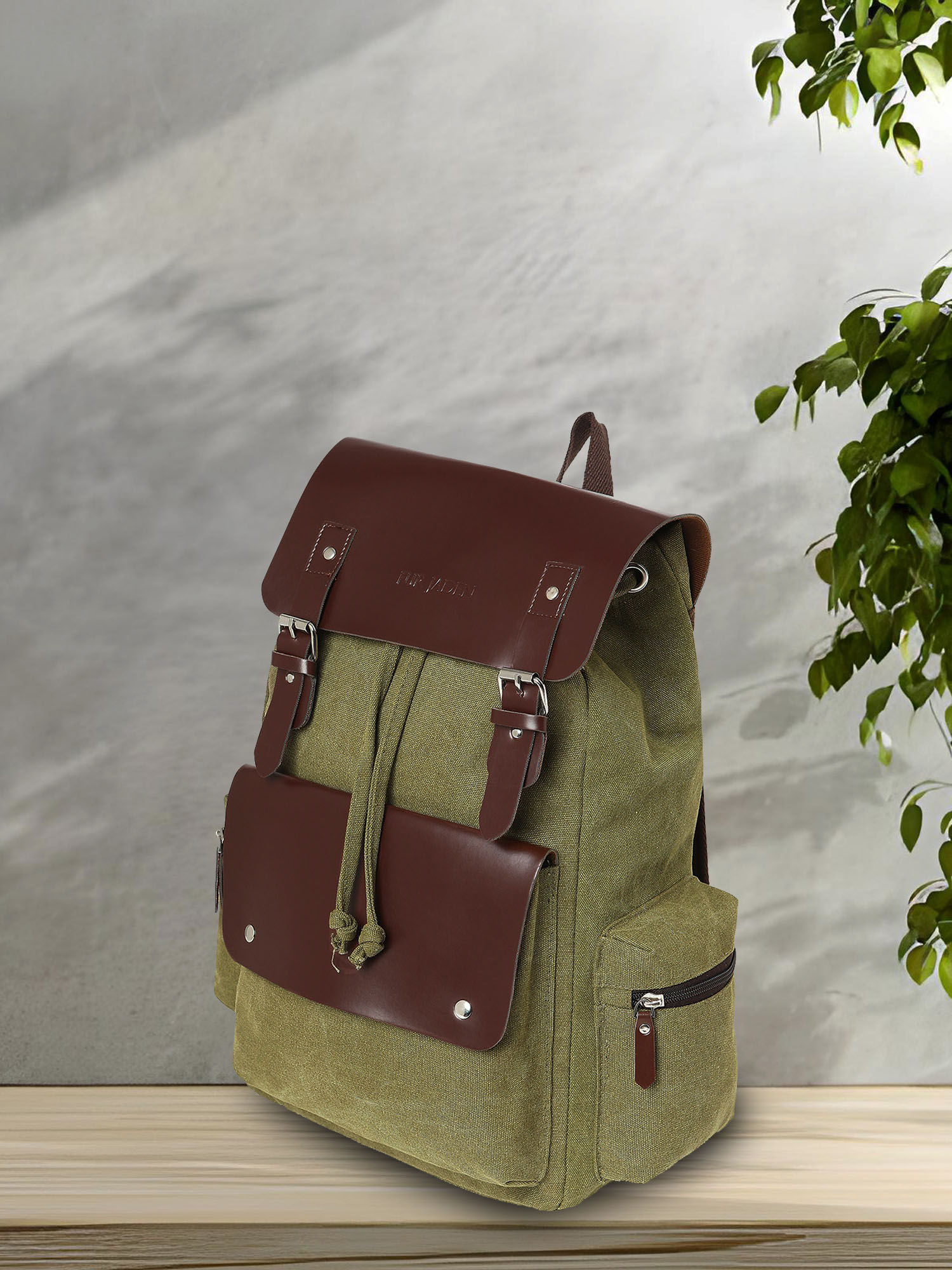 Buy Fur Jaden Sustainable Canvas Travel Laptop Backpack Online