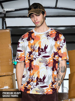 The Souled Store - Official Looney Tunes Bugs Bunny Oversized T-Shirt