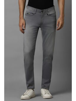 Allen Solly - Men Grey Skinny Fit Mid Wash Jeans