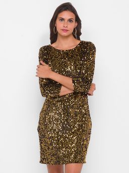 Globus - Embellished Black Dress