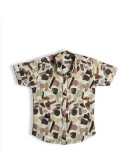 KOALA KIDZ - Boys Multi-Colour Premium Printed Casual Shirt