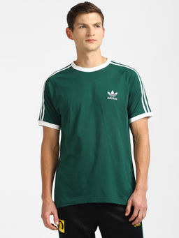 adidas Originals - 3-STRIPES TEE Green Casual T-Shirt