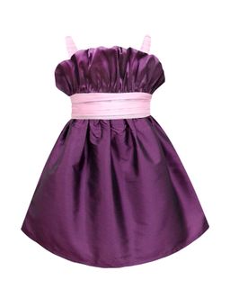 A.T.U.N. - Girls Purple and Pink Sleeveless Bucket Party Dress