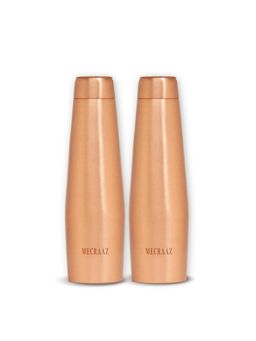 Mecraaz - Copper Water Bottle 950ml (Pack of 2)