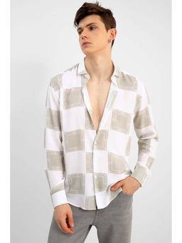 Snitch - Ornate Square Green Shirt