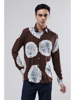 Snitch - Bloom Patch Brown Shirt