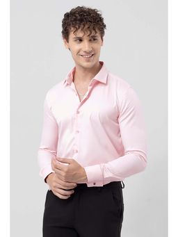 Snitch - Double Cuff Pink Shirt