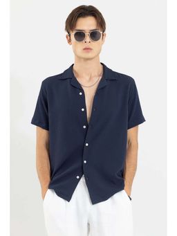 Snitch - Breezy Bluffs Navy Blue Shirt