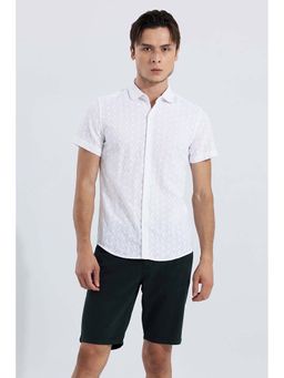 Snitch - Star Ring White Embroidered Shirt