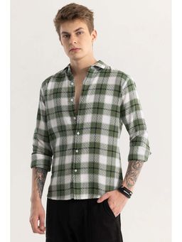 Snitch - Plaided Green Check Shirt