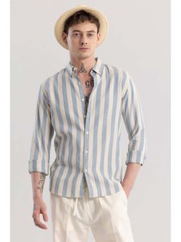 Snitch - Aurora Light Blue Stripe Shirt