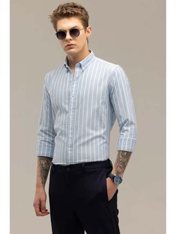 Snitch - Bodil Blue Striped Shirt