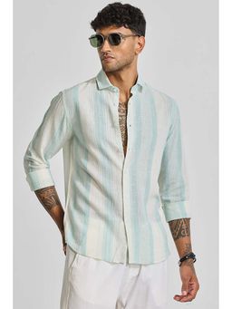 Snitch - Blue Stripes Linen Shirt