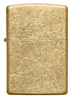 Zippo - Classic Tumbled Brass Windproof Pocket Lighter