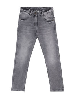 Cantabil - Boys Solid Grey Jeans