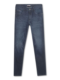 Cantabil - Boys Solid Dark Blue Jeans