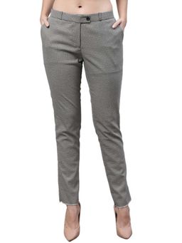 Cantabil - Women Beige Printed Trouser