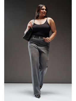 FREAKINS - Toned-Down Curve Straight Fit Jeans