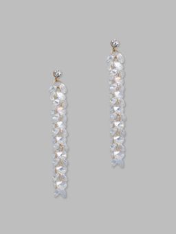 Globus - Gold Plated Geometric Drop Earring-3619573001