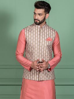 KISAH - Men Olive Nehru Jacket
