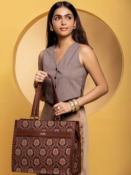Zouk - Jodhpur Damask Boardroom Office Bag
