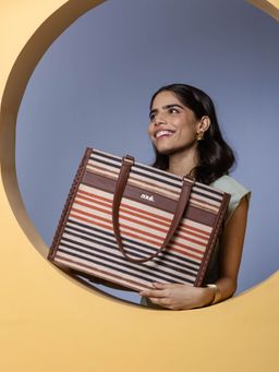 Zouk - Qutub Stripes Boardroom Office Bag