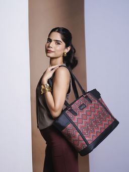 Zouk - Gwalior Weaves Classic Commute Office Tote Bag
