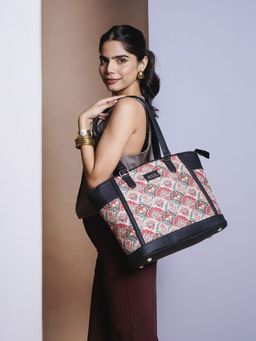 Zouk - Mughal Art Multicolour Classic Commute Office Tote Bag