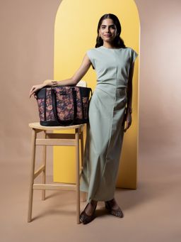 Zouk - Paisley Print Classic Commute Office Tote Bag