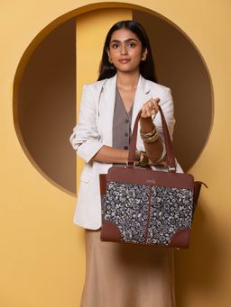 Zouk - Flo Motif Classic Work Shoulder Bag