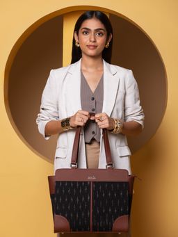 Zouk - Ikat Grere Classic Work Shoulder Bag