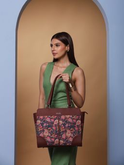 Zouk - Paisley Print Classic Work Shoulder Bag