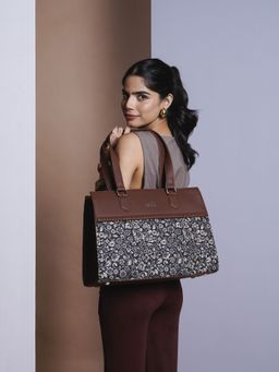 Zouk - Flo Motif Statement Business Shoulder Bag