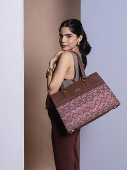 Zouk - Gwalior Weaves Statement Business Shoulder Bag