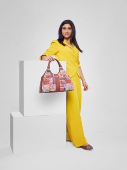 Zouk - Konkona Statement Kutch Gamthi Satchel Bag