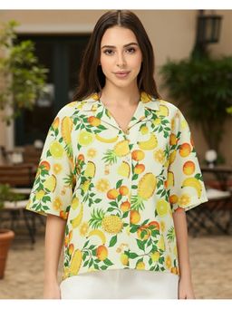 Bewakoof - Women Multicolor All Over Printed Oversized Shirt