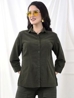 CRIMSOUNE CLUB - Women Green Shirt