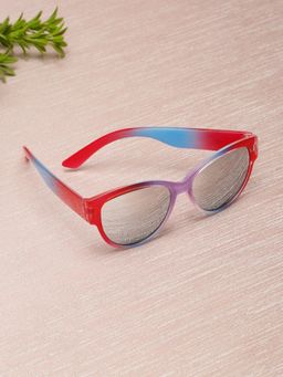 Stol'N - Color Gradient Full Rim Sunglasses- Red/Grey