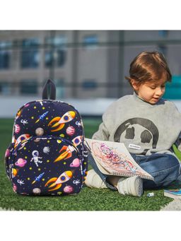 Baby of Mine - Preschool Space Station Print School Bag for Kids (2-5 Years)