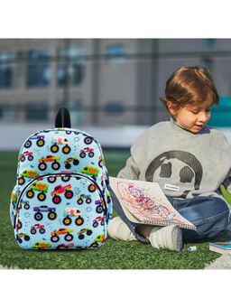 Baby of Mine - Preschool Monster Truck Print School Bag for Kids (2-5 Years)