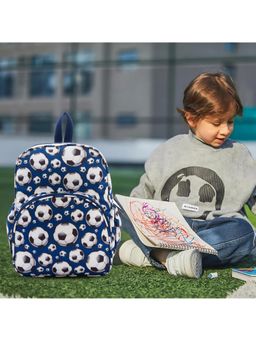 Baby of Mine - Preschool Football Print School Bag for Kids (2-5 Years)