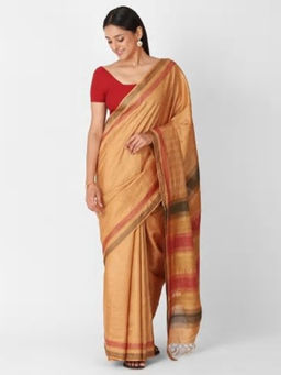 Fabindia - Tussar Cotton Woven Sari