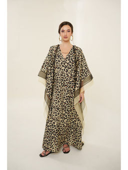 Bakhiya Jaipur - Roar Beige Kaftan Dress
