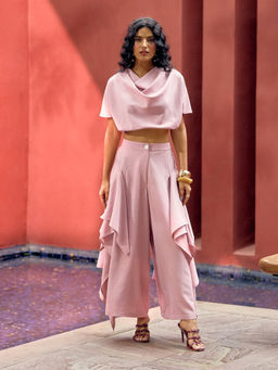 House of Fett - Berry Mersin Pink Co-ord Set