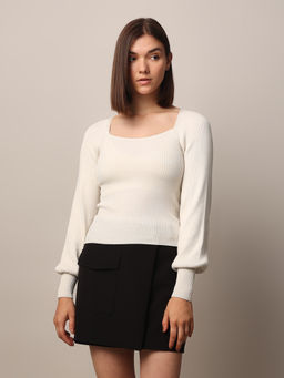 ONLY - Women White Regular Fit Top