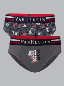 Van Heusen - Boys Elastic Waistband And Ultra Soft Briefs - PP06 & AP06 (Pack of 2)