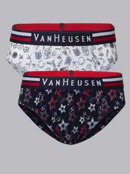 Van Heusen - Boys Ultra Soft Durable Elastic Briefs - KCP-01 & KCP-02 (Pack of 2)