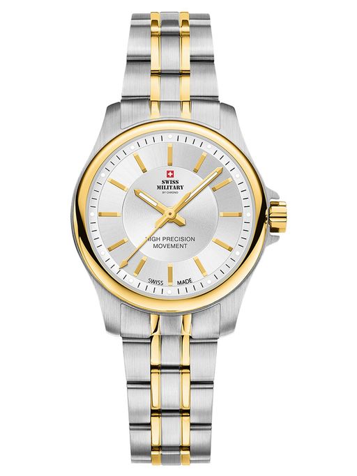 Buy Swiss Military by Chrono Silver Dial Swiss Made Watch for