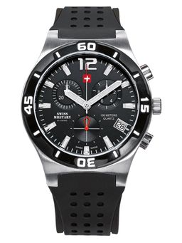 Swiss Military by Chrono - Black Dial Swiss Made Watch for Men - SM34015.05