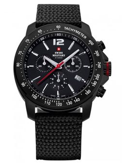 Swiss Military by Chrono - Black Dial Swiss Made Watch for Men - SM34033.06